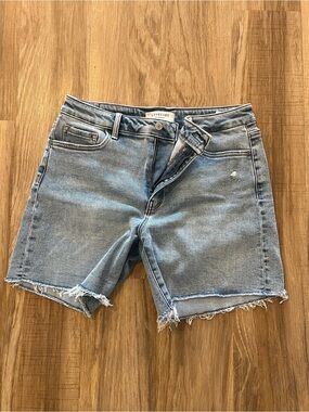 Lovervet Light Blue Distressed Denim Shorts